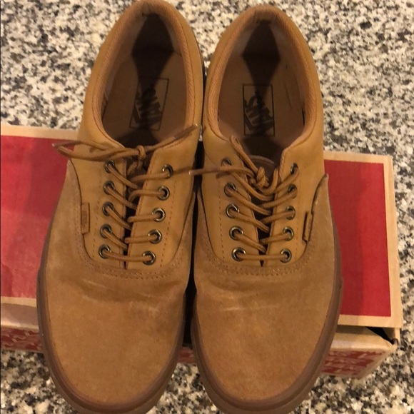 vans era suede buck tobacco brown